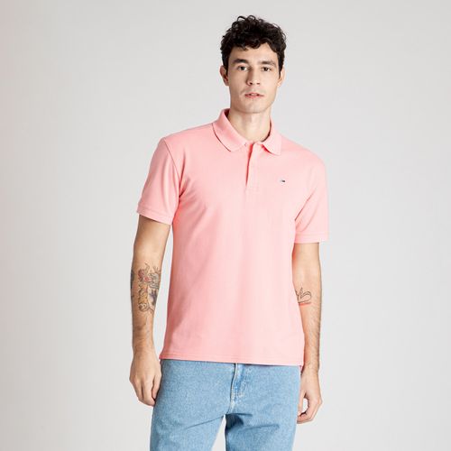 Polo Clássica Piquet Duplo Slim Tommy Jeans