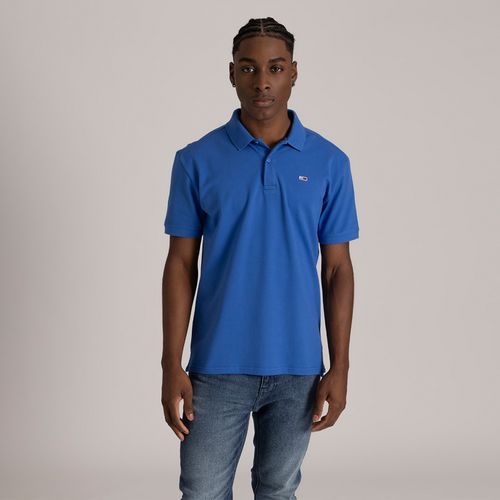 Polo Clássica Piquet Duplo Slim Tommy Jeans