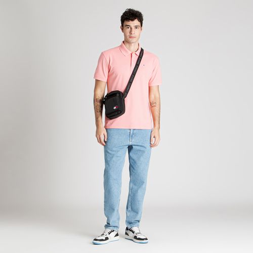 Polo Clássica Piquet Duplo Slim Tommy Jeans