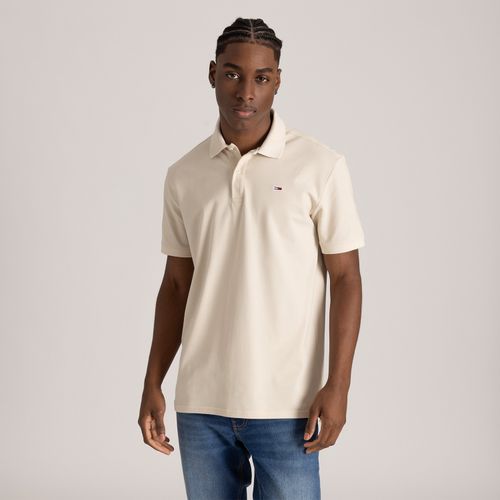 Polo Clássica Piquet Duplo Slim Tommy Jeans