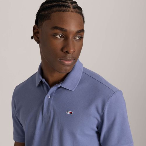 Polo Clássica Piquet Duplo Slim Tommy Jeans