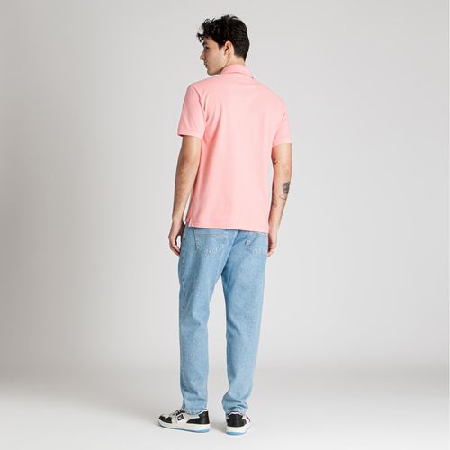 Polo Clássica Piquet Duplo Slim Tommy Jeans