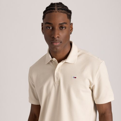 Polo Clássica Piquet Duplo Slim Tommy Jeans