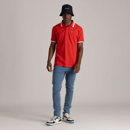 Polo Faixa Contraste Regular Tommy Jeans