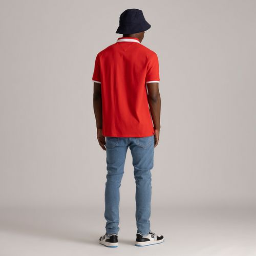 Polo Faixa Contraste Regular Tommy Jeans