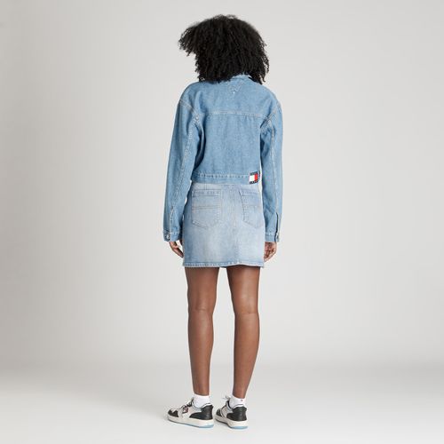 Jaqueta Cropped Zíper Tommy Jeans