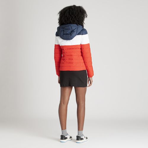 Jaqueta Acolchoada Colorblock Tommy Jeans