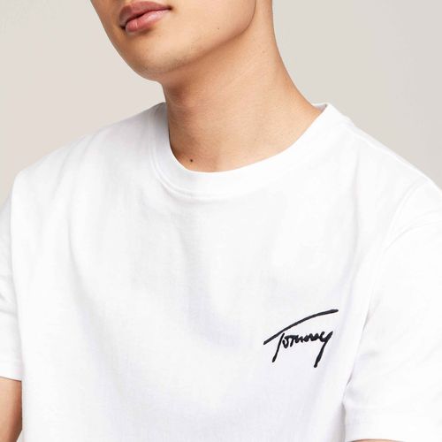 Camiseta Logo Assinatura Tommy Jeans