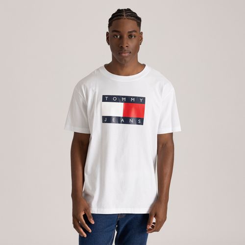 Camiseta Skate Bandeira Tommy Jeans