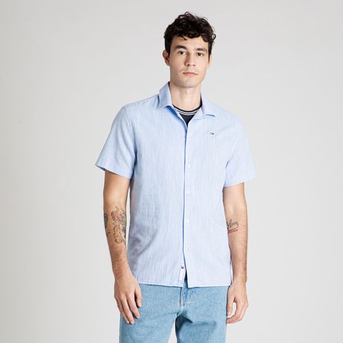 Camisa Blend Manga Curta Regular Tommy Jeans