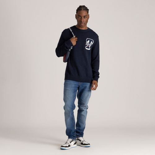 Suéter Logo Estampado Jacquard Tommy Jeans