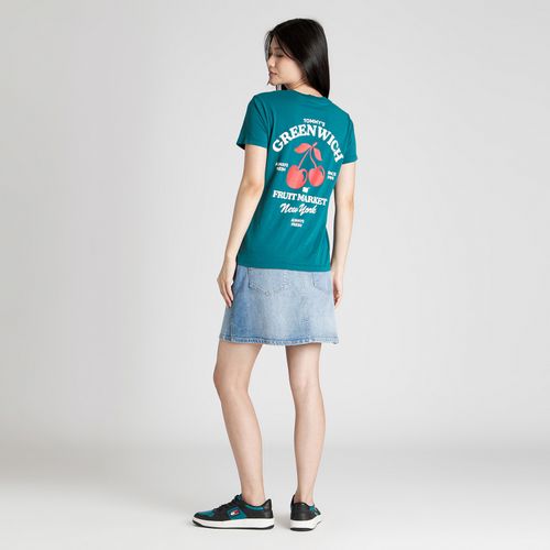 Camiseta Novelty Cerejas Tommy Jeans