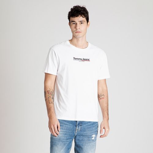 Camiseta Logo Em Relevo Tommy Jeans