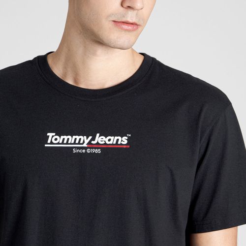 Camiseta Logo Em Relevo Tommy Jeans