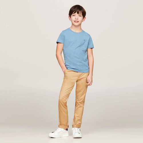 Camiseta Sólida Infantil Tommy Hilfiger