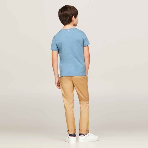 Camiseta Sólida Infantil Tommy Hilfiger