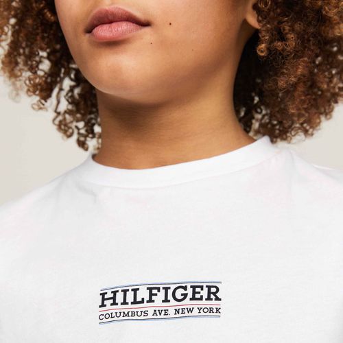 AU HILFIGER TEE S/S - WHITE - 09M