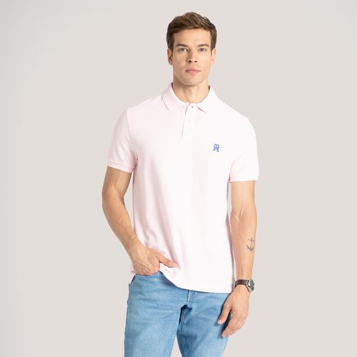 Polo Piquet Monograma Bordado