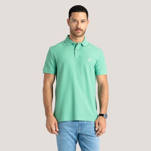 Polo Piquet Monograma Bordado