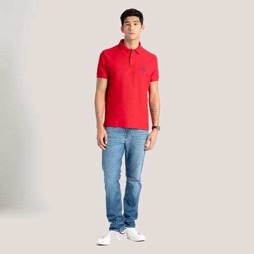 Polo Piquet Monograma Bordado