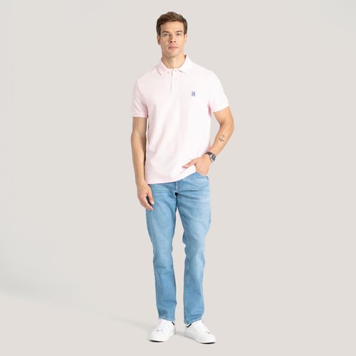 Polo Piquet Monograma Bordado