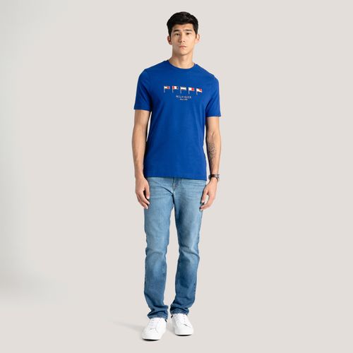 Camiseta Multi Bandeiras Hilfiger