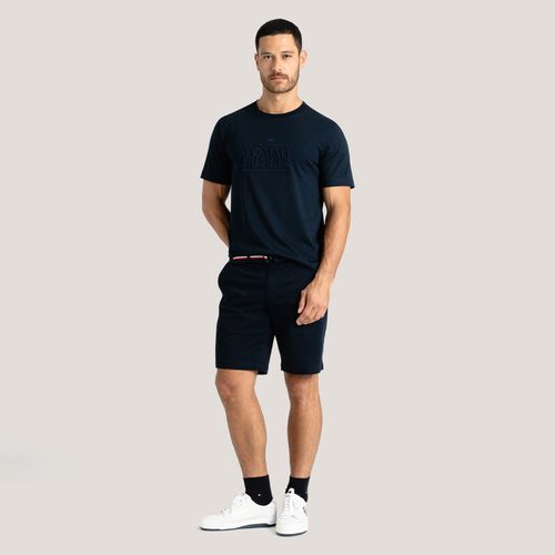 Camiseta Logo Bordado Em Relevo