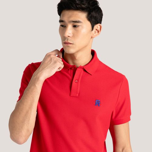 Polo Piquet Monograma Bordado