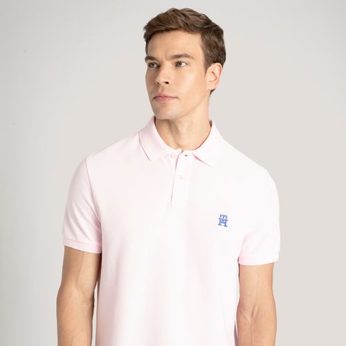 Polo Piquet Monograma Bordado
