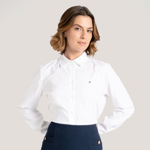 Camisa Clássica Regular De Popeline