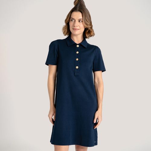 Vestido Polo  Gold Button