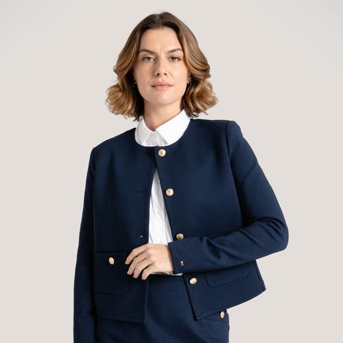 Jaqueta Viscose Gold Button