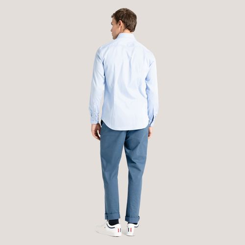 Camisa Listrada Slim Fit
