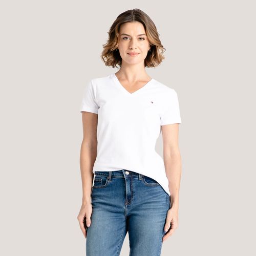Camiseta Clássica Gola V