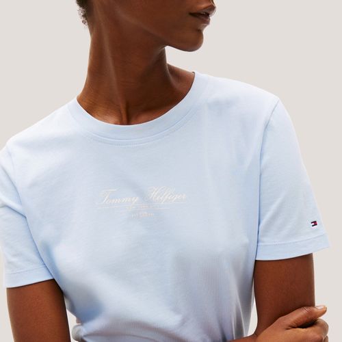 Camiseta Regular Logo Cursivo