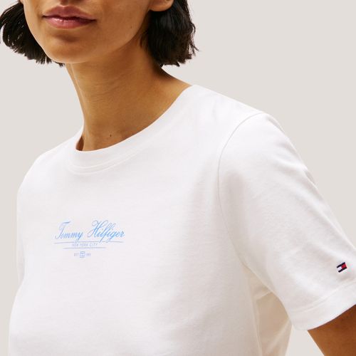 Camiseta Regular Logo Cursivo