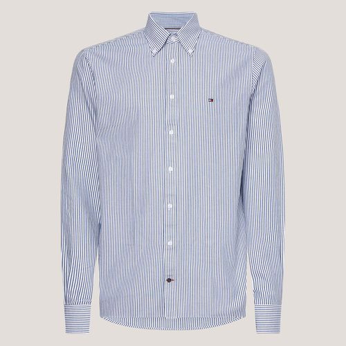 Camisa Regular Listras Manga Longa