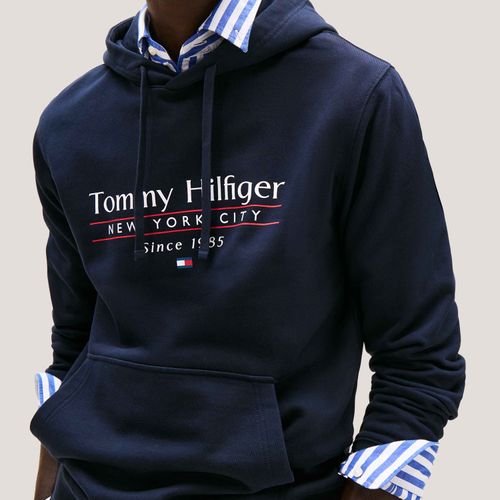 Moletom Logo Hilfiger Com Capuz