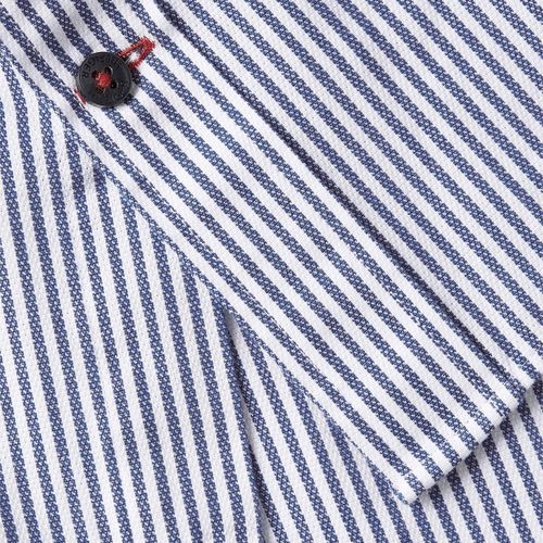 Camisa Regular Listras Manga Longa