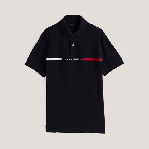 Polo Logo Faixa Regular