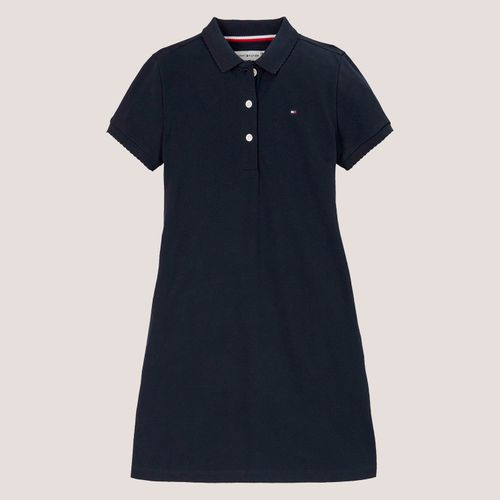 Vestido Polo Bandeira Infantil Tommy Hilfiger