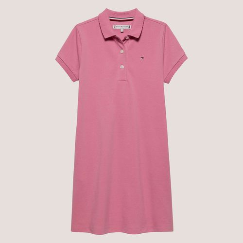 Vestido Polo Bandeira Infantil Tommy Hilfiger
