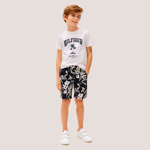 Camiseta Coqueiros Infantil Tommy Hilfiger