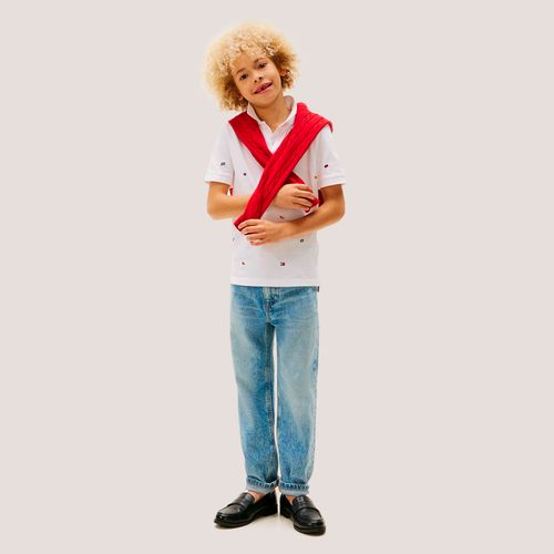 Polo Bandeiras Infantil Tommy Hilfiger