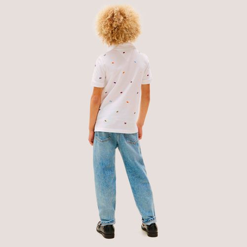 Polo Bandeiras Infantil Tommy Hilfiger
