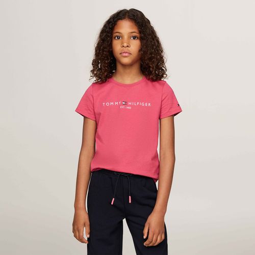 Camiseta Infantil Logo Clássico Tommy Hilfiger