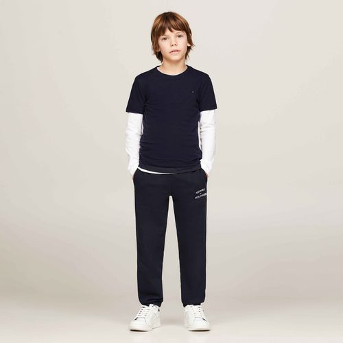 Camiseta Sólida Infantil Tommy Hilfiger