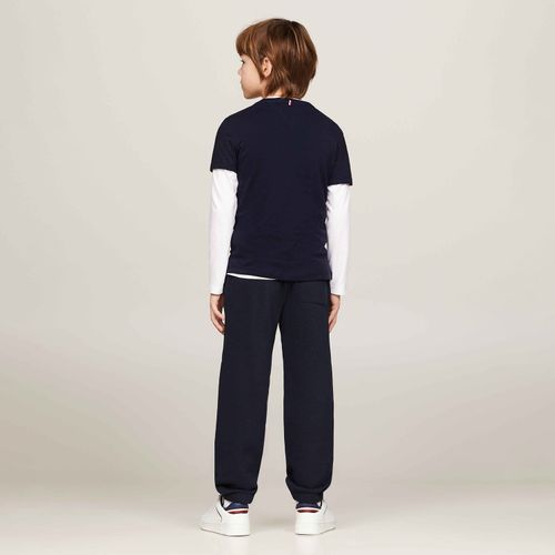 Camiseta Sólida Infantil Tommy Hilfiger