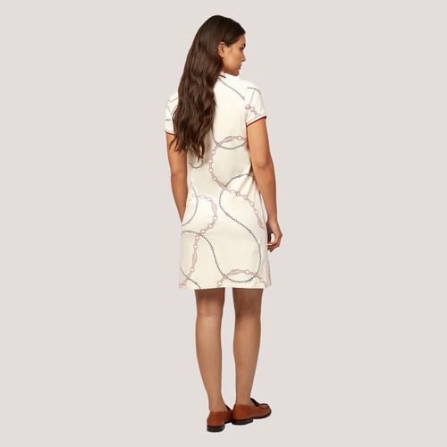 Vestido Polo Estampa Correntes