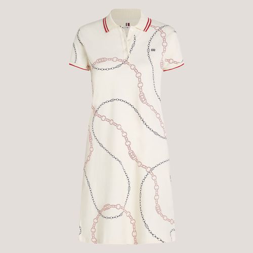 Vestido Polo Estampa Correntes